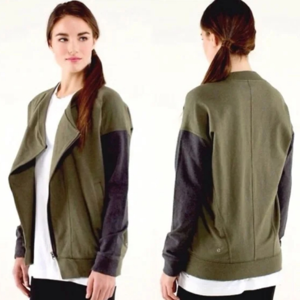 LULULEMON Mula Bundle Wrap Olive Green / Dark Sz 6